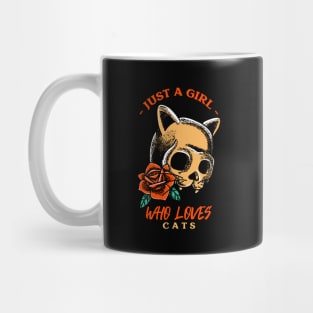 Just a girl who loves cats Mug